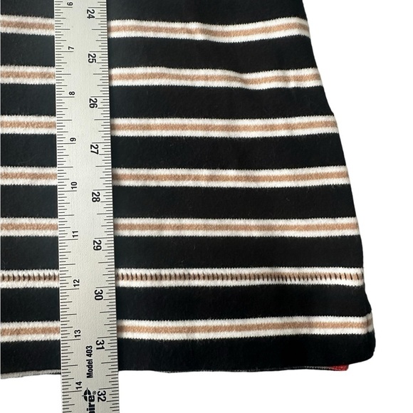 Lou & Grey mini sweater dress striped long sleeve size Large - Picture 11 of 13